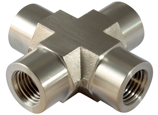 Cross Hydraulic Fitting
